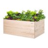 Hochbeet aus Holz 140 x 80 x 60 cm