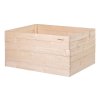 Hochbeet aus Holz 120 x 80 x 60 cm