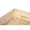 56866 1 vyvyseny dreveny truhlik s polici 78 x 78 cm borovice