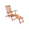Klappbarer Liegestuhl aus Akazienholz